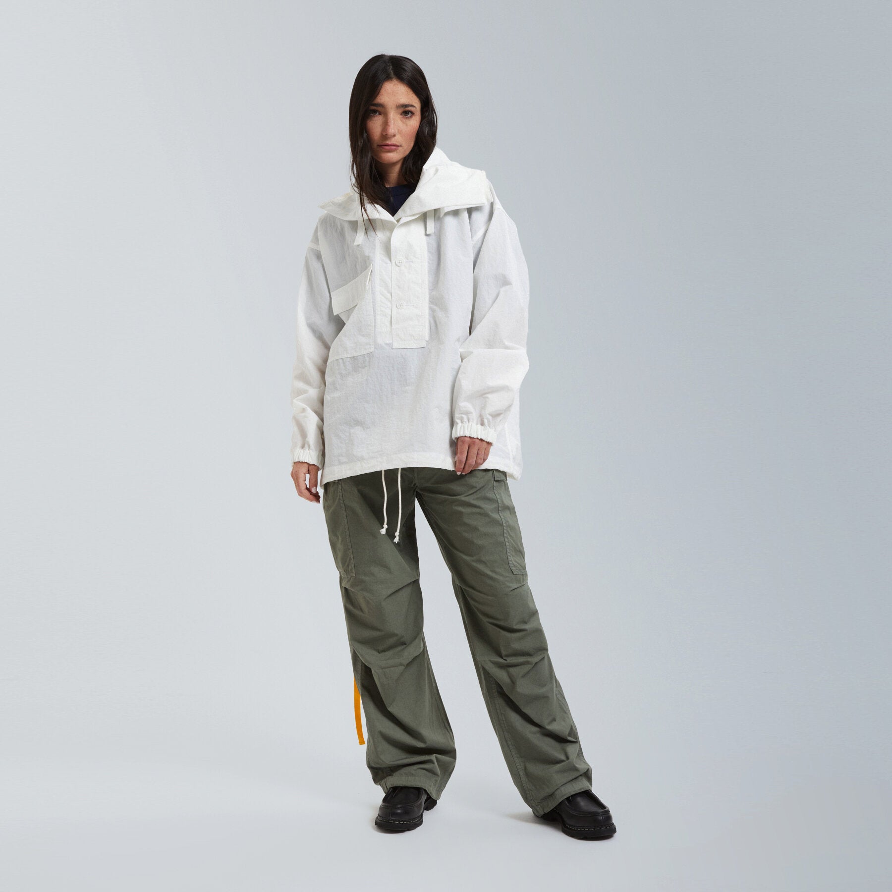 .*k様 WIND AND SEA REFLECTION NYLON PARKA Rick Owens D-RK SH-D-W Nylon Ripstop Fishtail Parka | Ofelya